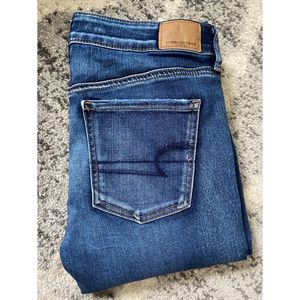 American Eagle distressed skinny jeans